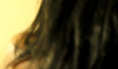 Thick black babe slobbers on a massive hard shaft before being impaled balls deep