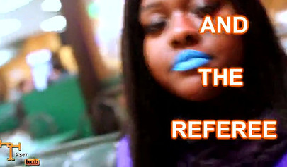 Cute and chubby black chick uses vibrator on her cunt before riding a stiff shaft