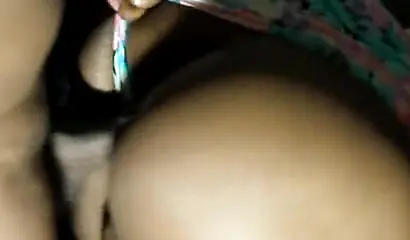 Chubby ebony amateur with a huge round ass fucked doggy style balls deep and rough