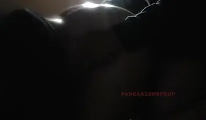 Thick black girl with an amazing round ass impales herself balls deep on a dick