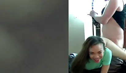 Young and petite black girl sucks a hard white dick before being pounded rough