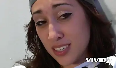 Kinky ebony chick seduced into a hot and steamy lesbian sex while in a jail cell