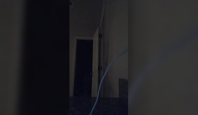 Dashing black teenie strips naked for the camera and shows off her perfect body