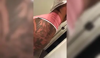 Dashing black teenie strips naked for the camera and shows off her perfect body