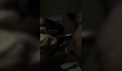 Insatiable black amateur gives a long and sloppy blowjob and receives a facial