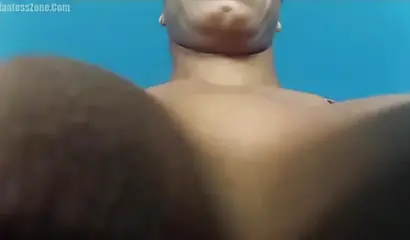 Super hot and sexy ebony giantess walks around a small city showing her attributes