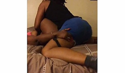 Curvy ebony amateur with a huge ass pounded hard by her man in multiple positions