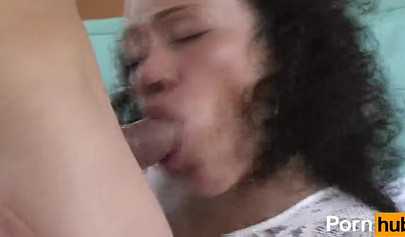 Black babe performs a striptease as her shaved pussy is ravished by fat dick