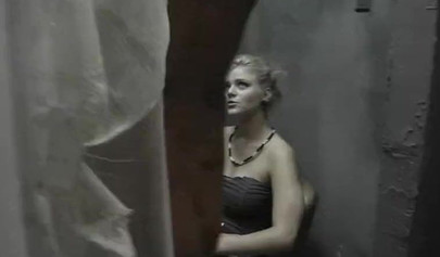 Ebony enjoys a threesome where she gives a blowjob before her pussy is banged