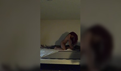 Ebony amateur is fucked balls deep doggy style by her lover in their home video