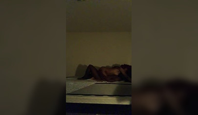 Ebony amateur is fucked balls deep doggy style by her lover in their home video