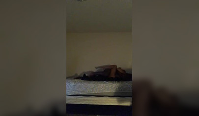 Ebony amateur is fucked balls deep doggy style by her lover in their home video