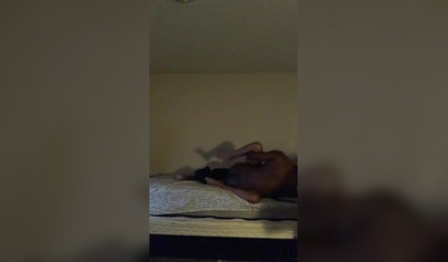 Ebony amateur is fucked balls deep doggy style by her lover in their home video