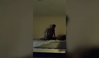 Ebony amateur is fucked balls deep doggy style by her lover in their home video