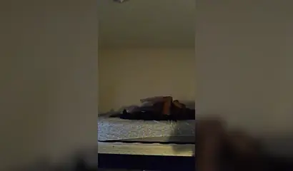 Ebony amateur is fucked balls deep doggy style by her lover in their home video