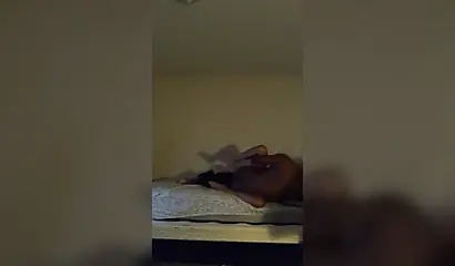 Ebony amateur is fucked balls deep doggy style by her lover in their home video