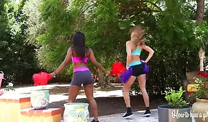 Ebony lesbian has a pussy licking and sixty-nine session with her best friend