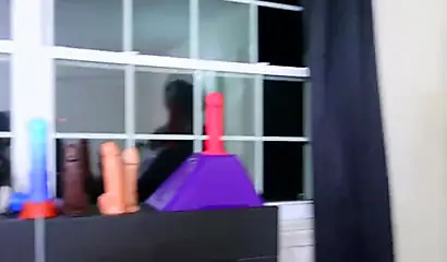 MILF with big ass fucks her pussy using her fingers and toys before she squirts