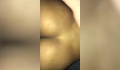 Short-haired black amateur with big juggs smiles as her pussy is banged roughly