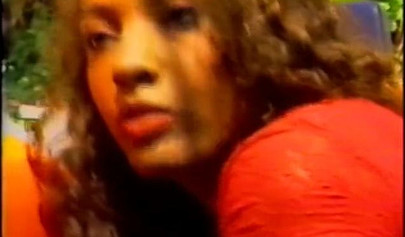 Ebony beauty likes a black dick in all of her holes, but she prefers anal sex