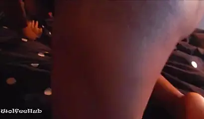 Curvy black amateur MILF with glasses sucks on her dildo and fucks her wet cunt