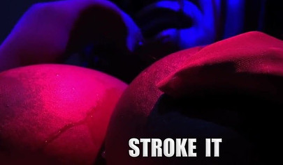 Busty ebony girl with huge tits and big curves gives and erotic and sensual JOI