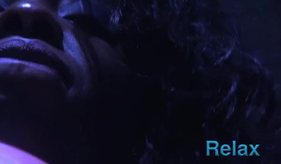 Busty ebony girl with huge tits and big curves gives and erotic and sensual JOI