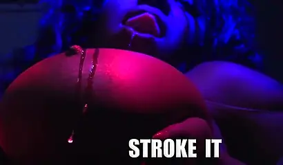 Busty ebony girl with huge tits and big curves gives and erotic and sensual JOI