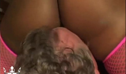 Glamorous black chicks Jada Fire and Angel Eyes enjoy a threesome with white cock