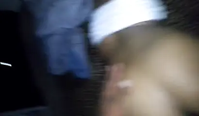 Naughty black amateur girl enjoys having her cunt fucked long and hard doggy style