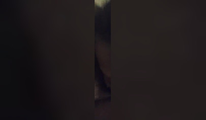 Curvy black amateur chick enjoys receiving a sloppy and orgasmic pussy licking