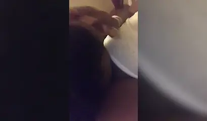 Curvy black amateur chick enjoys receiving a sloppy and orgasmic pussy licking