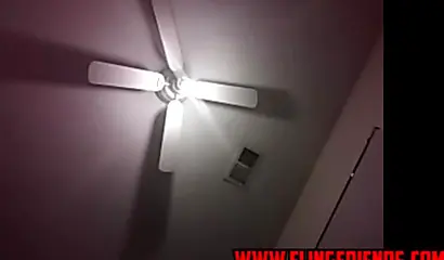 Horny and chubby black amateur babe loves showing her massive tits on a webcam