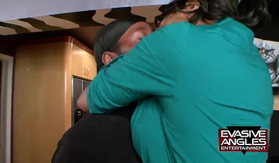 Thick ebony mommy loves playing with her tits and pussy before riding a fat cock