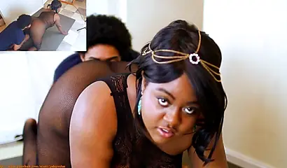 Babe with tight little pussy gets her hole fucked after sucking on some dick