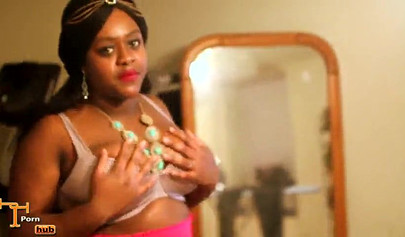 Ebony babe shows you just what its like to get your cock stroked by a black gal