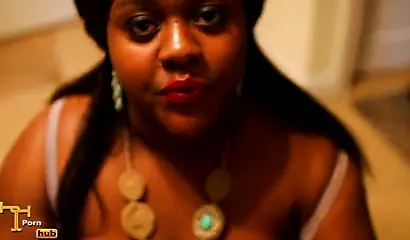 Ebony babe shows you just what its like to get your cock stroked by a black gal