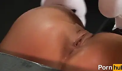 Ebony cutie gets her pussy licked out by lover and also enjoys some cock sucking