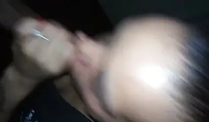 Cutie with a fat ebony ass enjoys sucking dick and swallowing all the thick cum