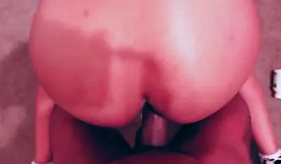 Cutie with amazing ebony ass takes a big dick inside of her tight wet love hole