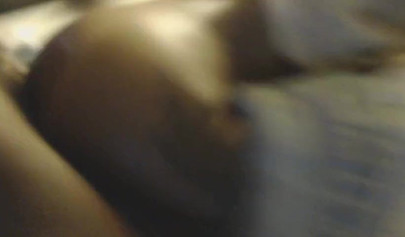 Ebony cutie lets a black dude with long hair pound that tight wet hole real hard