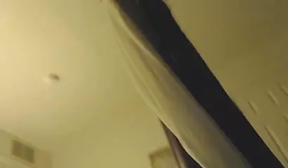 Ebony cutie lets a black dude with long hair pound that tight wet hole real hard