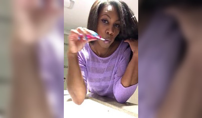 Ebony cutie shows you what its like to roleplay with a gorgeous black woman