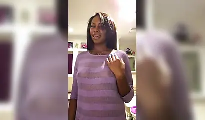 Ebony cutie shows you what its like to roleplay with a gorgeous black woman