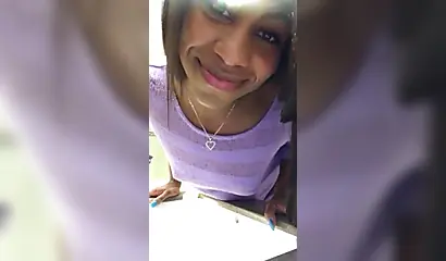 Ebony cutie shows you what its like to roleplay with a gorgeous black woman