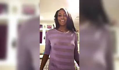 Ebony cutie shows you what its like to roleplay with a gorgeous black woman