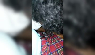 Ebony babe puts that dick inside of her mouth and shows off her sucking skills