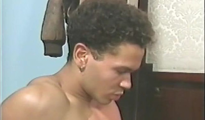 Black girl with a fat ass and a gorgeous face gets her tight holes filled up