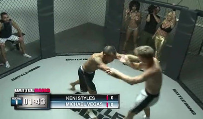 Black gal enjoys taking a MMA fighter's thick cock inside of her gorgeous hole