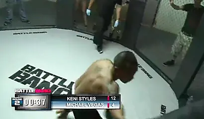 Black gal enjoys taking a MMA fighter's thick cock inside of her gorgeous hole